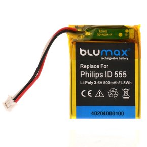 Akku für Philips ID 555 / MC-163-500 (500mAh/1,8Wh)