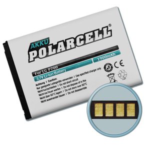 PolarCell Akku für LG Motion 4G,  L7, P700, P705,  P750 / BL-44JH (1800mAh / 6,6Wh)