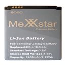 MeXXstar Premium Battery für Samsung Galaxy S3/I9300, S3 NEO/I9301 (2400mAh/9,12Wh) - EB-L1G6LLK, EB-L1G6LLU, EB-L1G6LLUC, EB-L1G6LVA