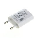 Ladeadapter USB - 1A - SLIM - weiß