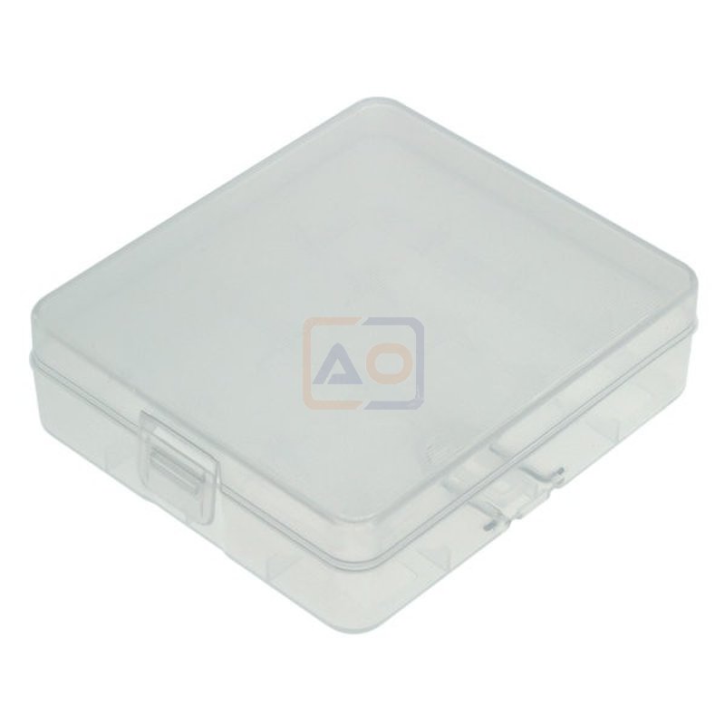 5x Transport Box Plastik 2x 18650 Akku Batterien Behälter Schachtel Kasten bunt 