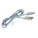 Datenkabel 2in1 - iPhone / Micro-USB - Nylonmantel - 1,0m...